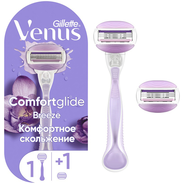 Бритвенный станок "Gillette" Venus Comfortglide Breeze (1+2)