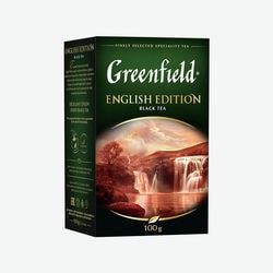 Чай Greenfield English Edition черный, листовой, 100 г.
