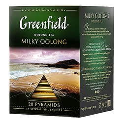 Чай пакетированный листовой Greenfield Milky Oolong (пирамидки), 20 шт./уп.