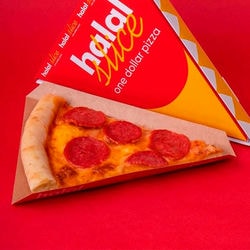 Halal Slice Пицца кусочек «Громадное Пепперони»