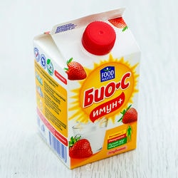 Йогурт Foodmaster БИО-С Клубничный 2.9% 450 г. ТП.
