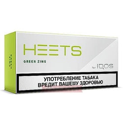 Нагреваемые табачные стики HEETS, Green Zing